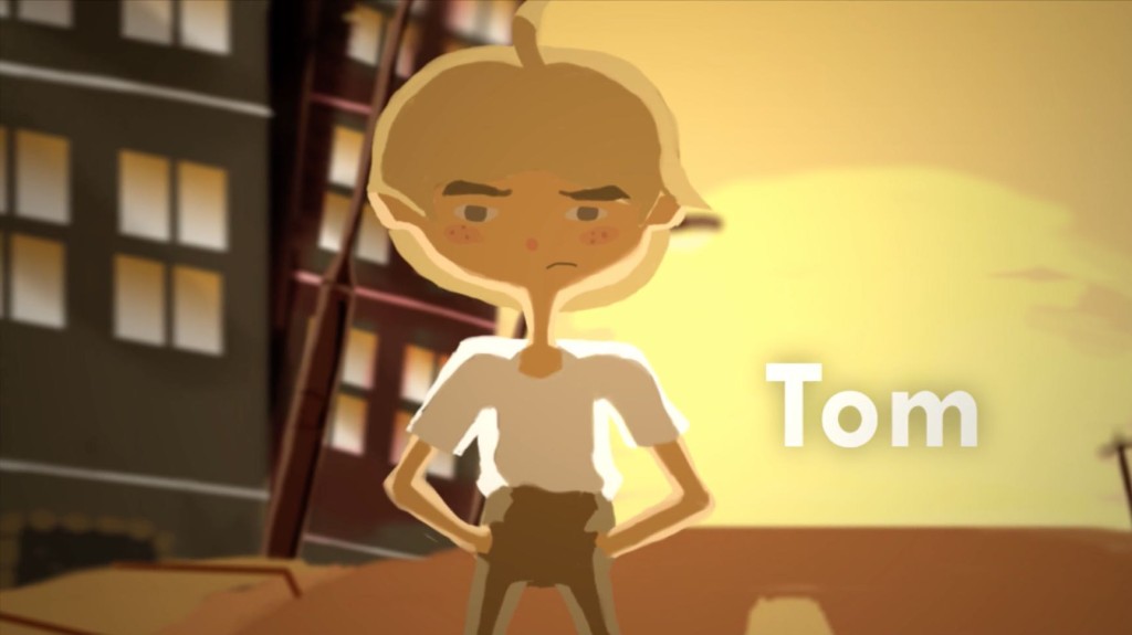 Storytelling video:  main character Tom
